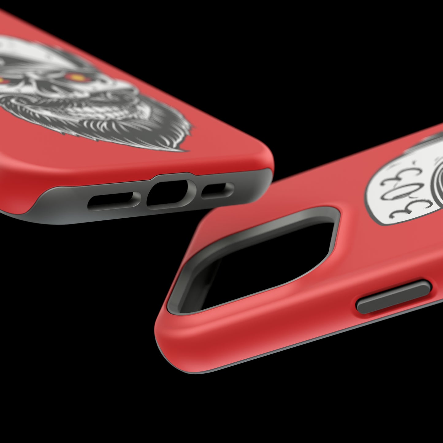 303 Skull MagSafe Tough Cases (Red)