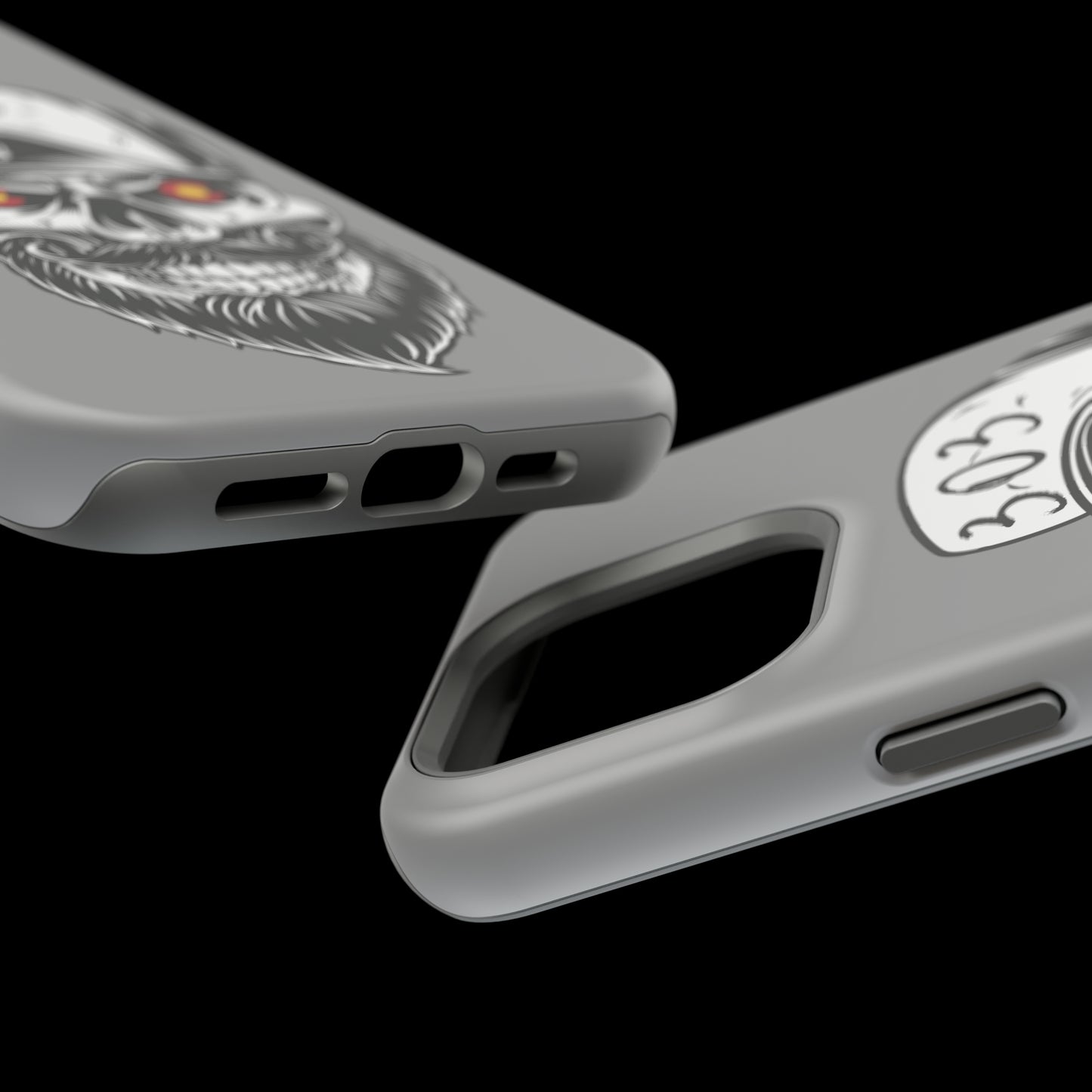 303 Skull MagSafe Tough Cases (Gray)