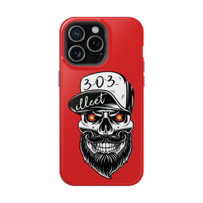 303 Skull MagSafe Tough Cases (Red)