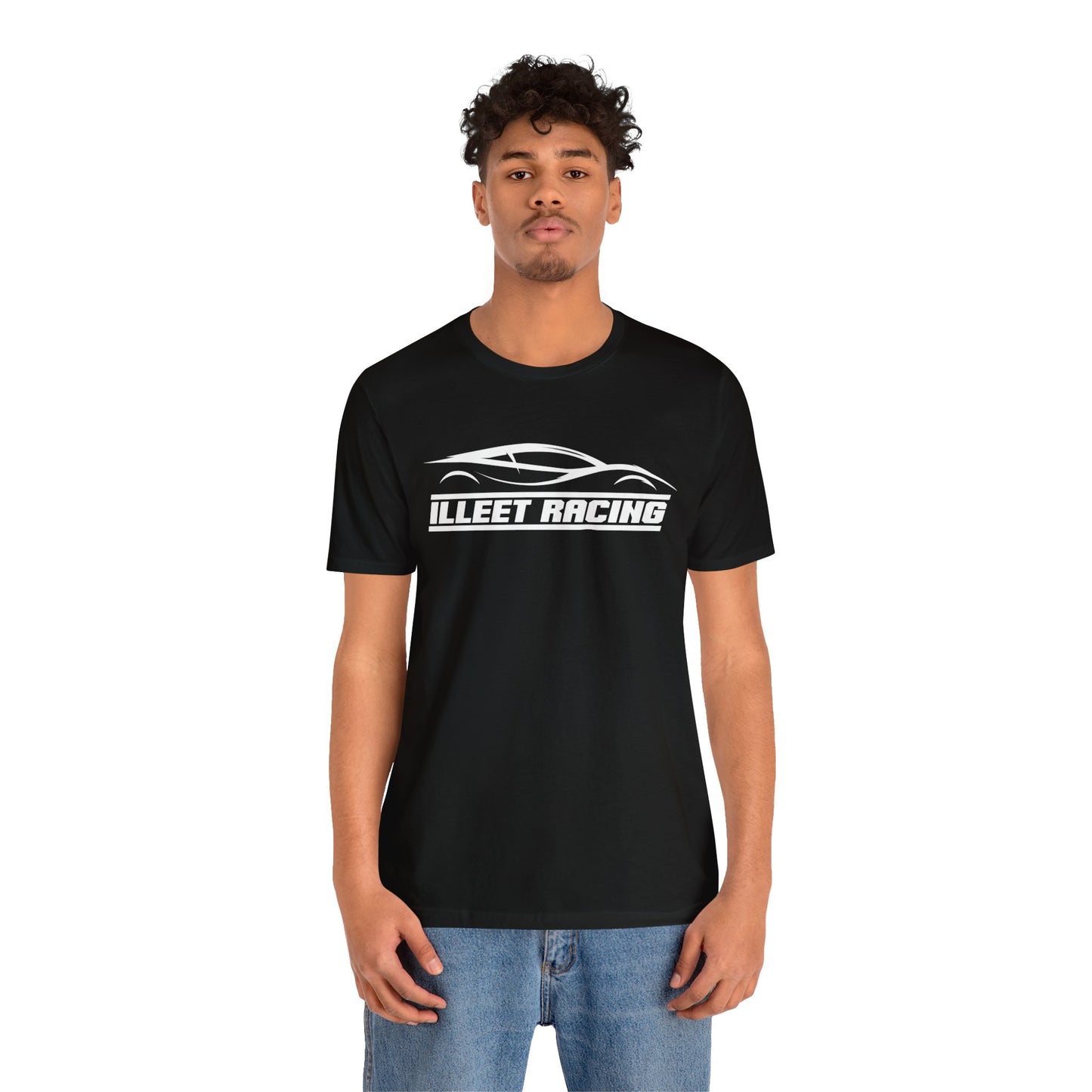 Elevate Your Speedster Style with the Illeet Racing Silhouette T-shirt!