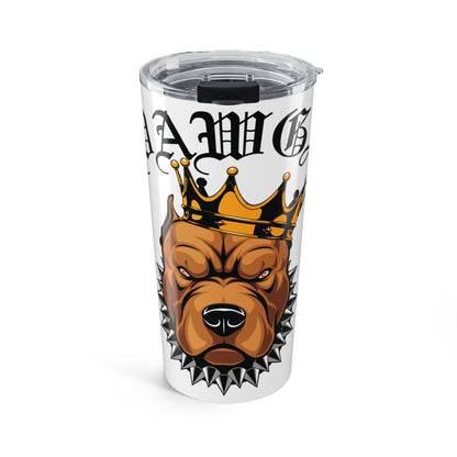 Dawgs 20oz Tumbler — Insulated Dawgs Travel Mug (White)