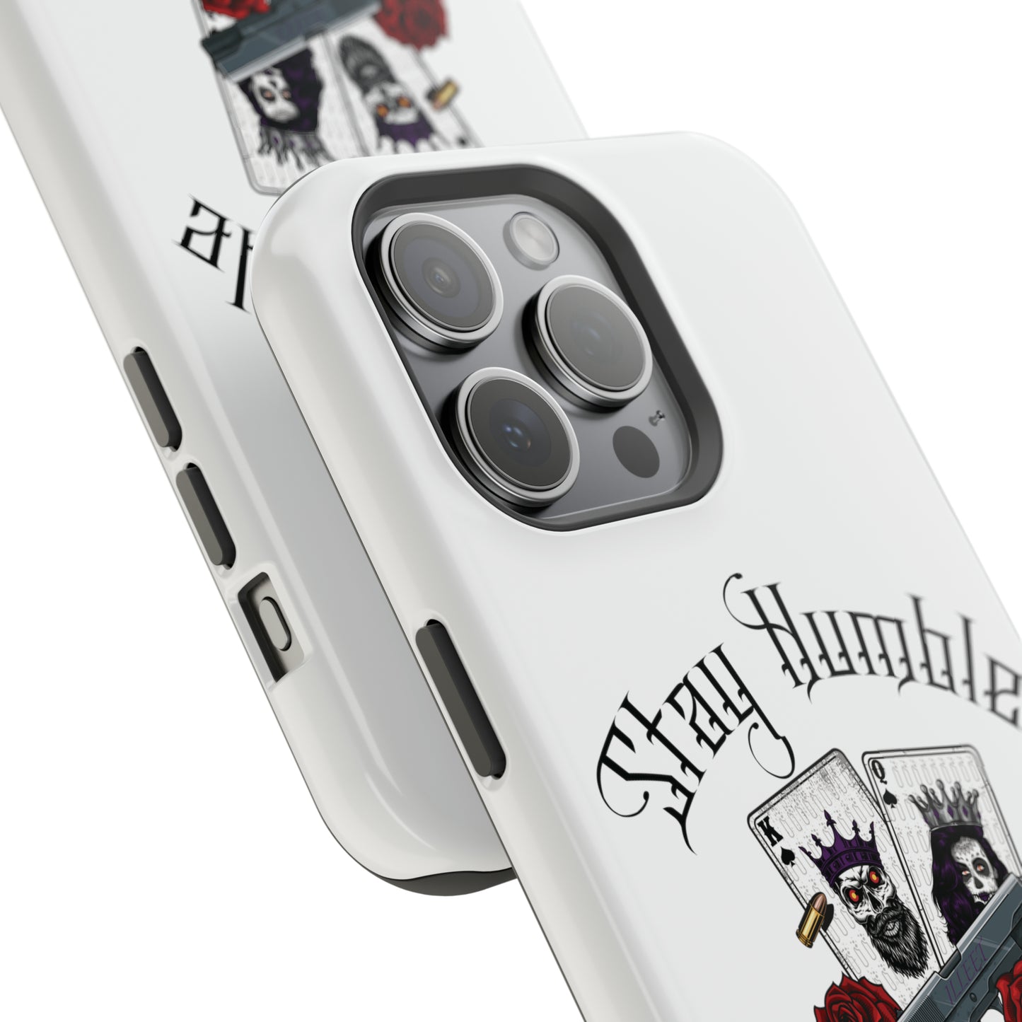 Hustle Hard MagSafe Tough Cases (White)