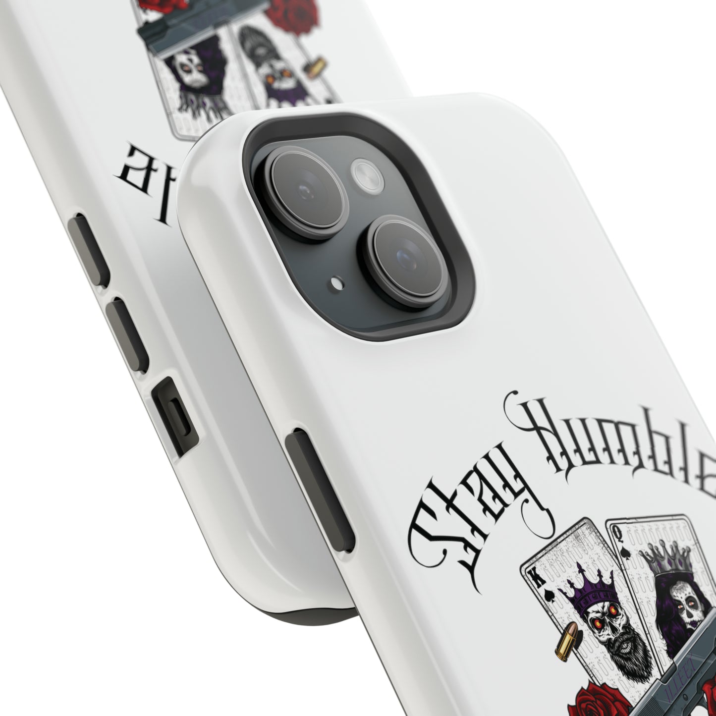 Hustle Hard MagSafe Tough Cases (White)