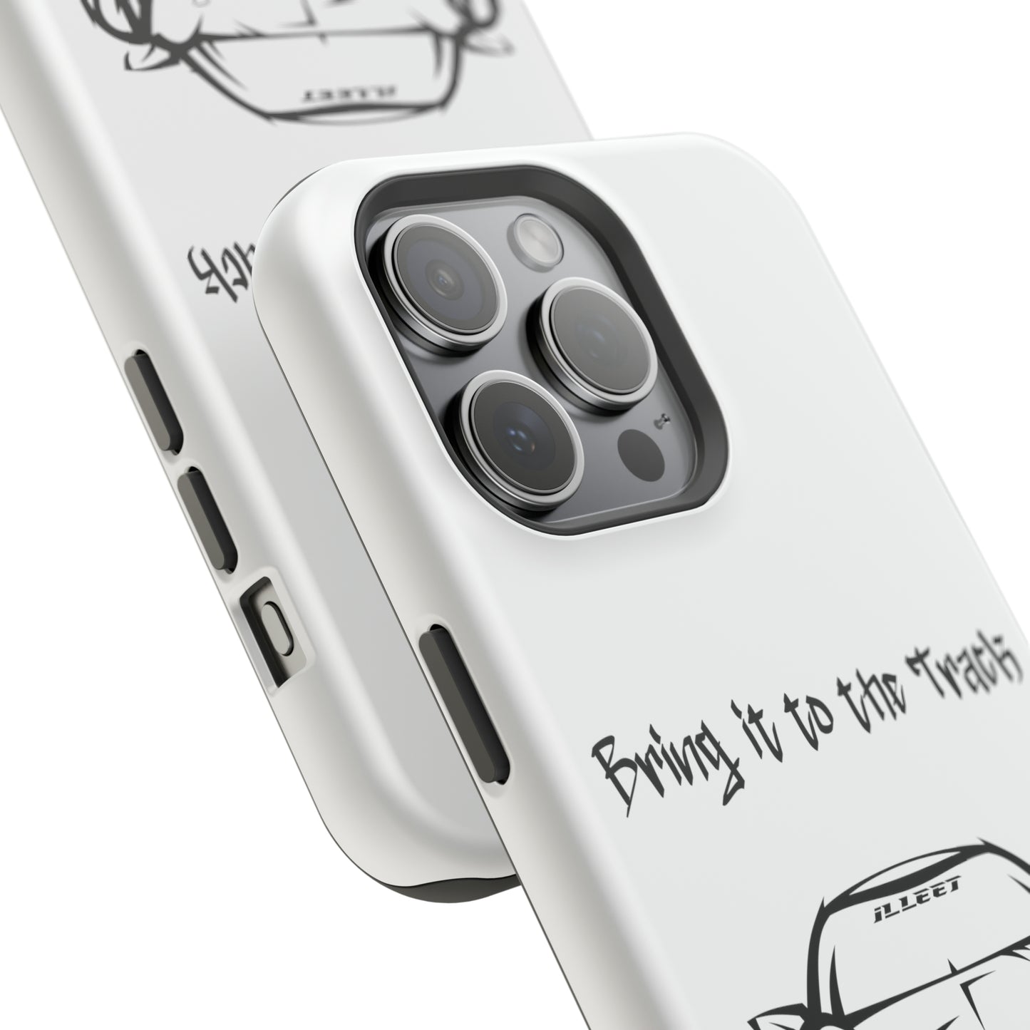 Bring it to the Track MagSafe Tough Cases (White)