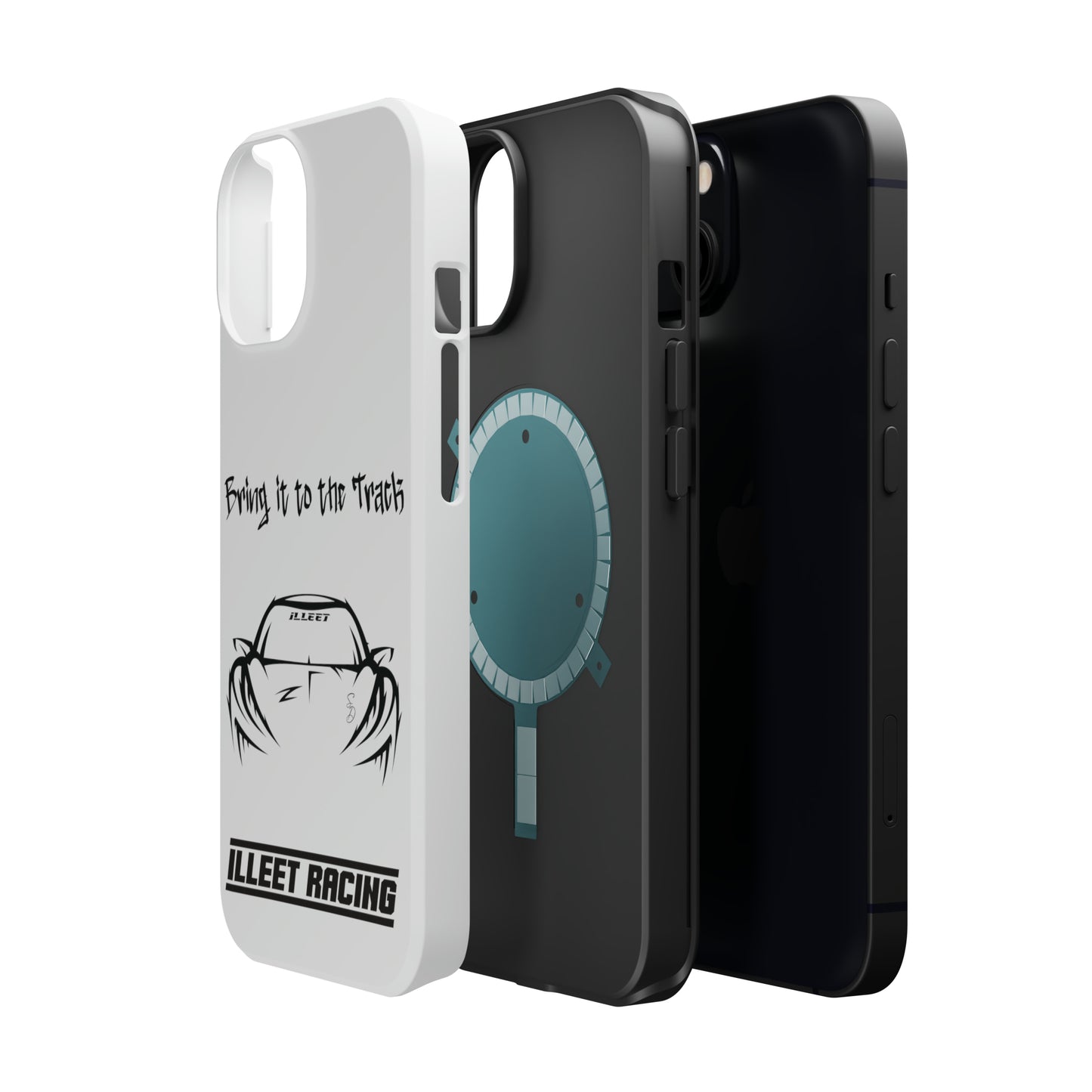 Bring it to the Track MagSafe Tough Cases (White)