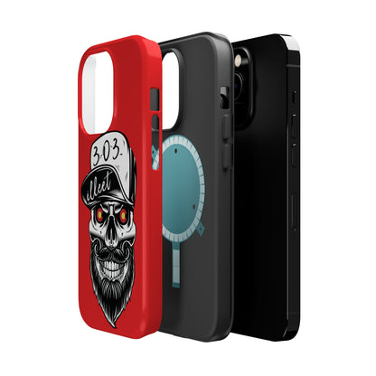 303 Skull MagSafe Tough Cases (Red)