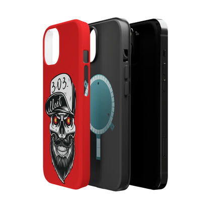 303 Skull MagSafe Tough Cases (Red)