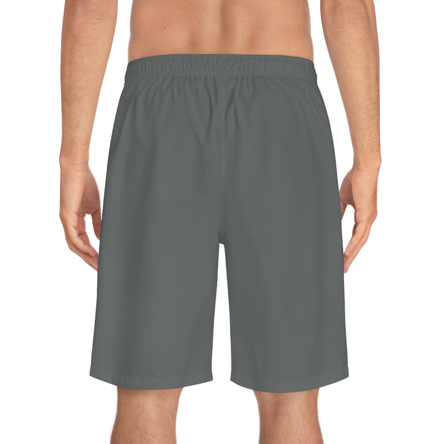 303 Skull Men's Board Shorts (Gray)