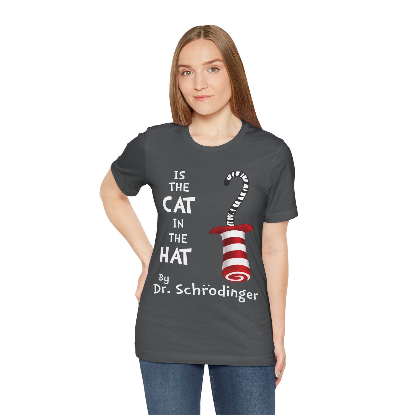 Funny Schrodinger Cat Unisex Tee