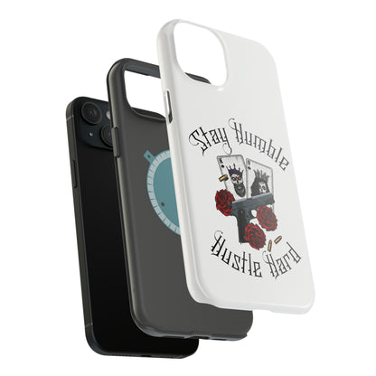 Hustle Hard MagSafe Tough Cases (White)