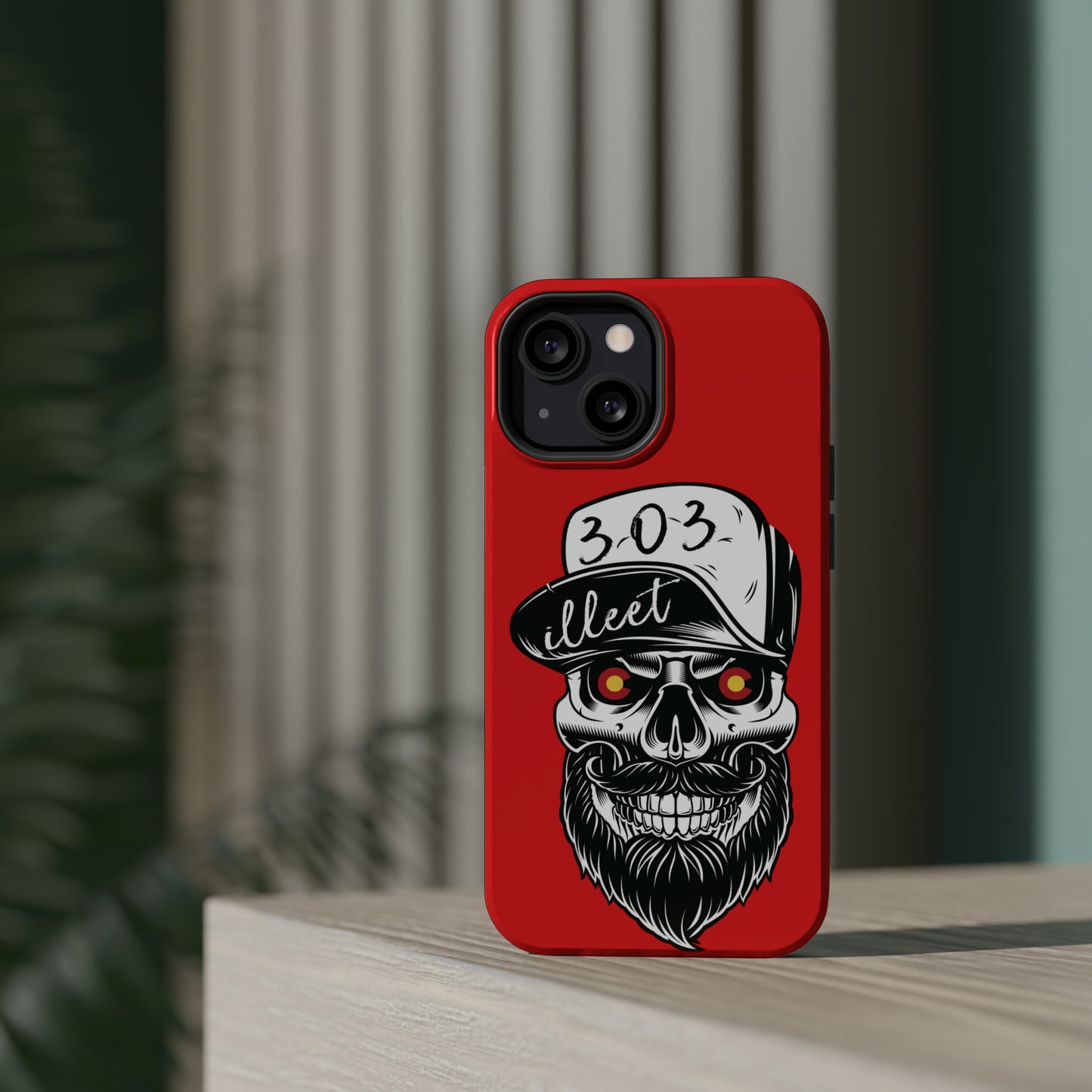 303 Skull MagSafe Tough Cases (Red)