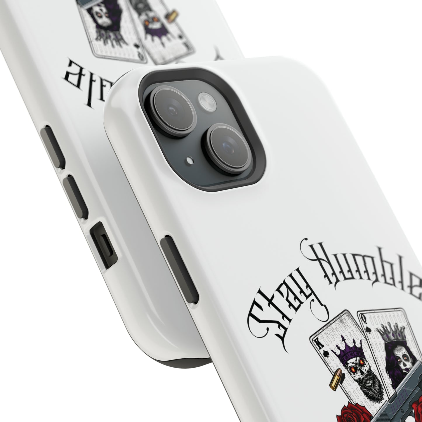 Hustle Hard MagSafe Tough Cases (White)