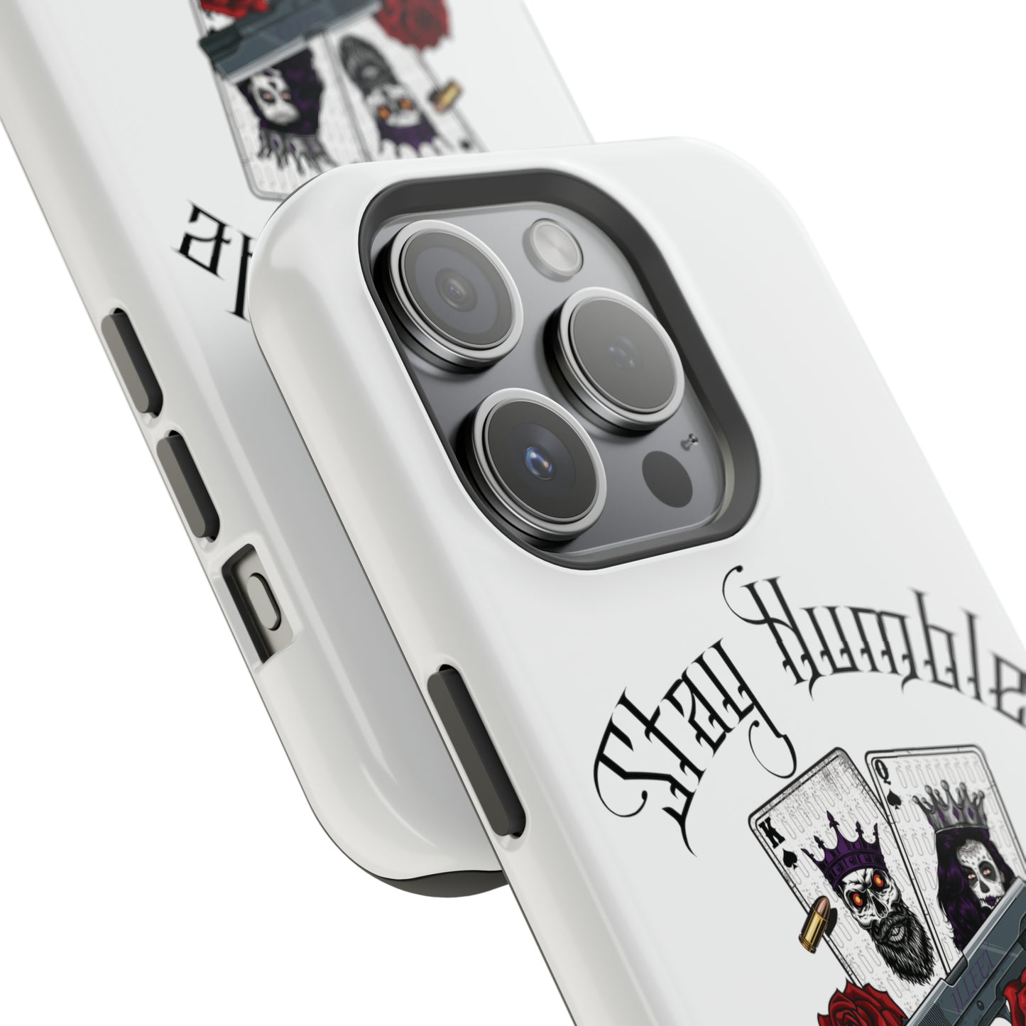 Hustle Hard MagSafe Tough Cases (White)