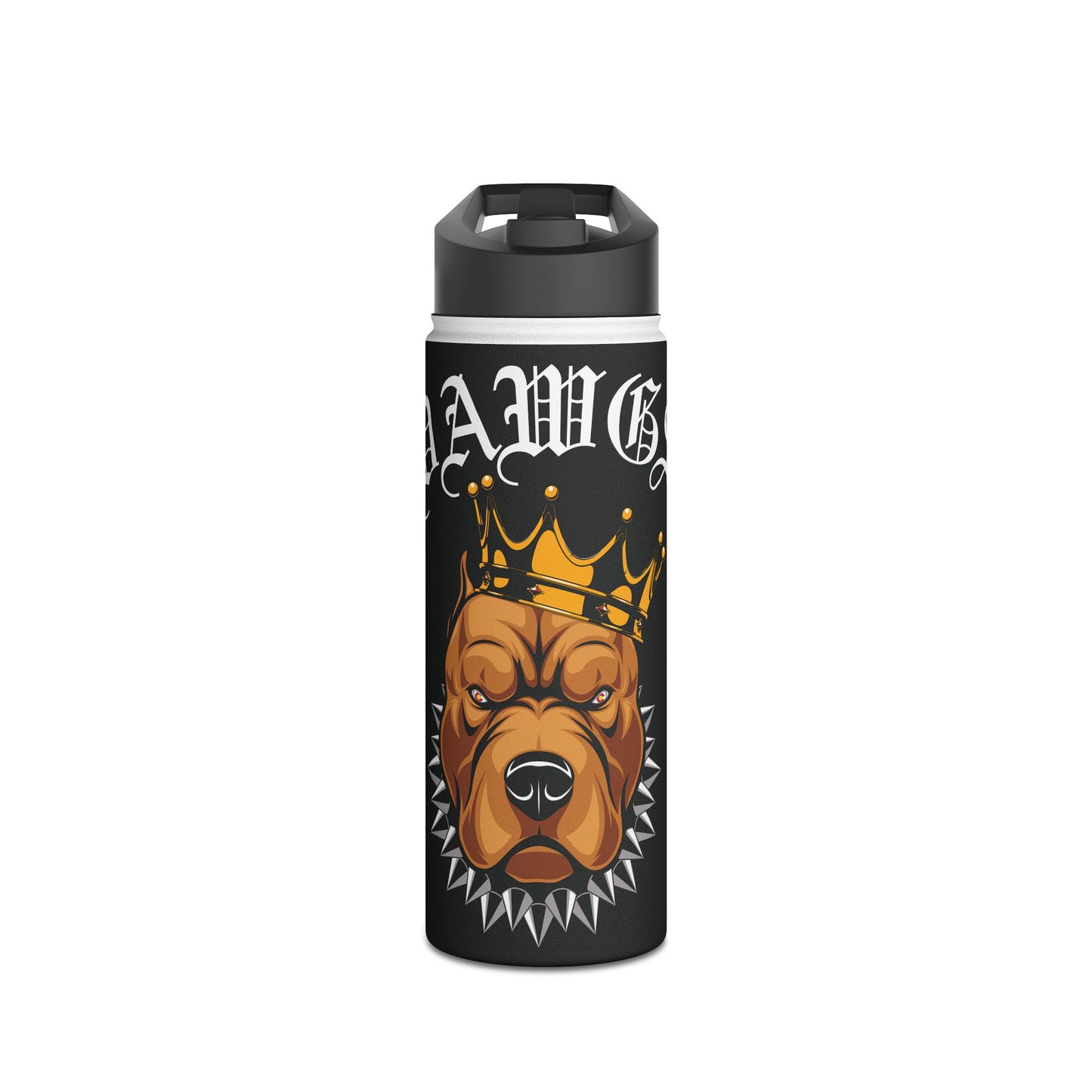 Dawgs Stainless Steel Water Bottle (Black)