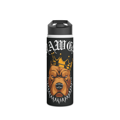 Dawgs Stainless Steel Water Bottle (Black)