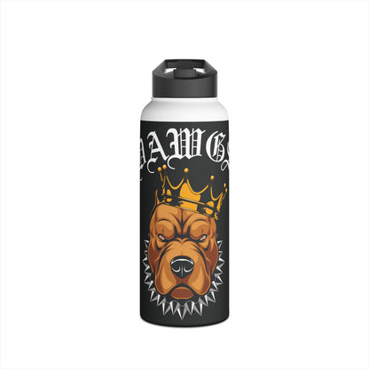Dawgs Stainless Steel Water Bottle (Black)