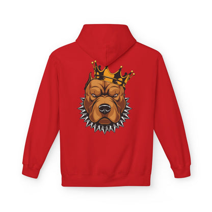 Dawgs Pullover Hoodie — 'DAWGS' Chest Script & Crowned Dawg Back Graphic