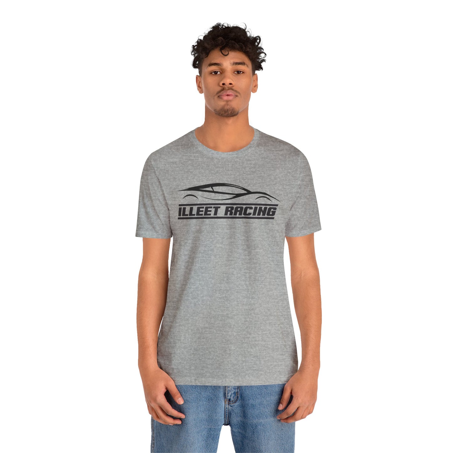 Elevate Your Speedster Style with the Illeet Racing Silhouette T-shirt!