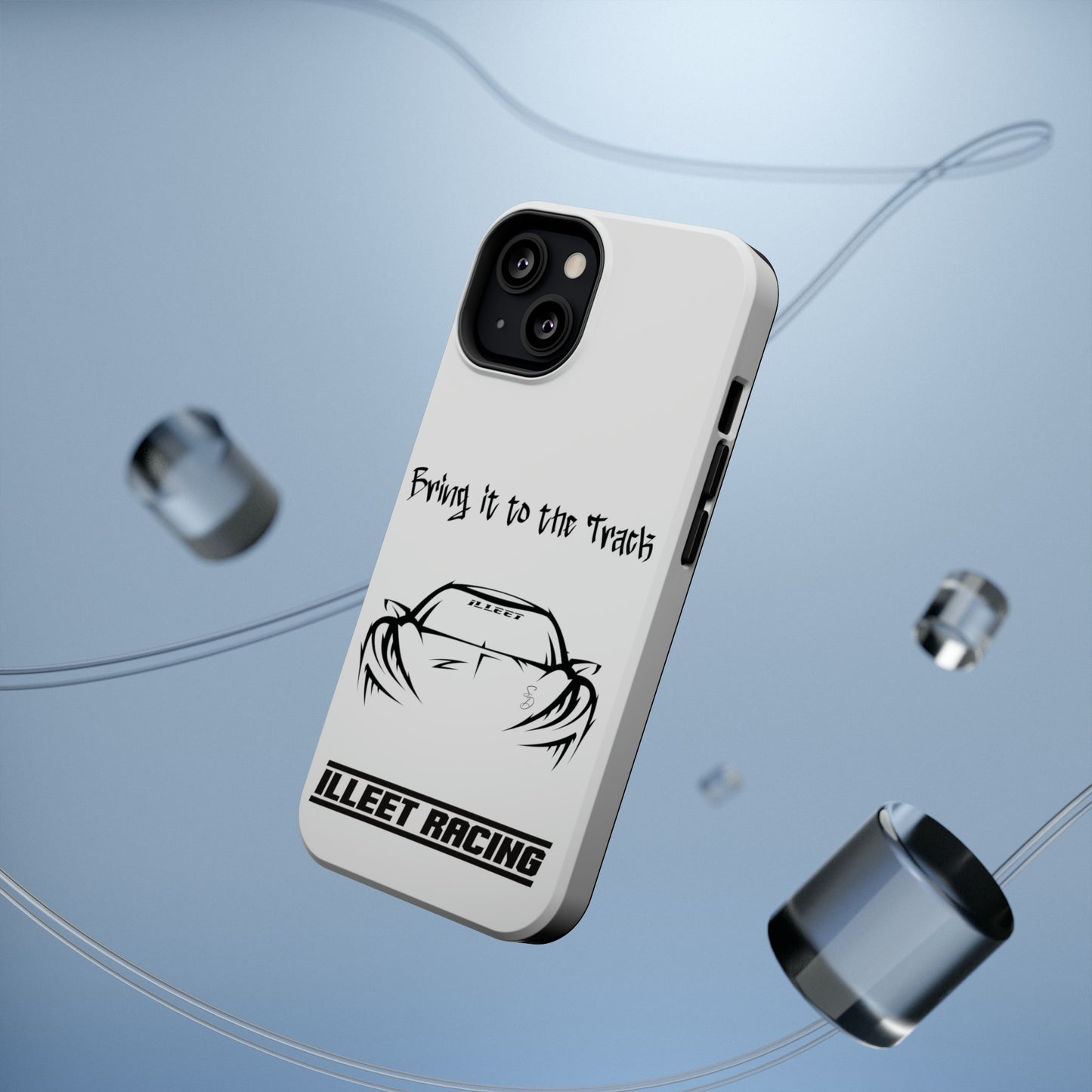 Bring it to the Track MagSafe Tough Cases (White)