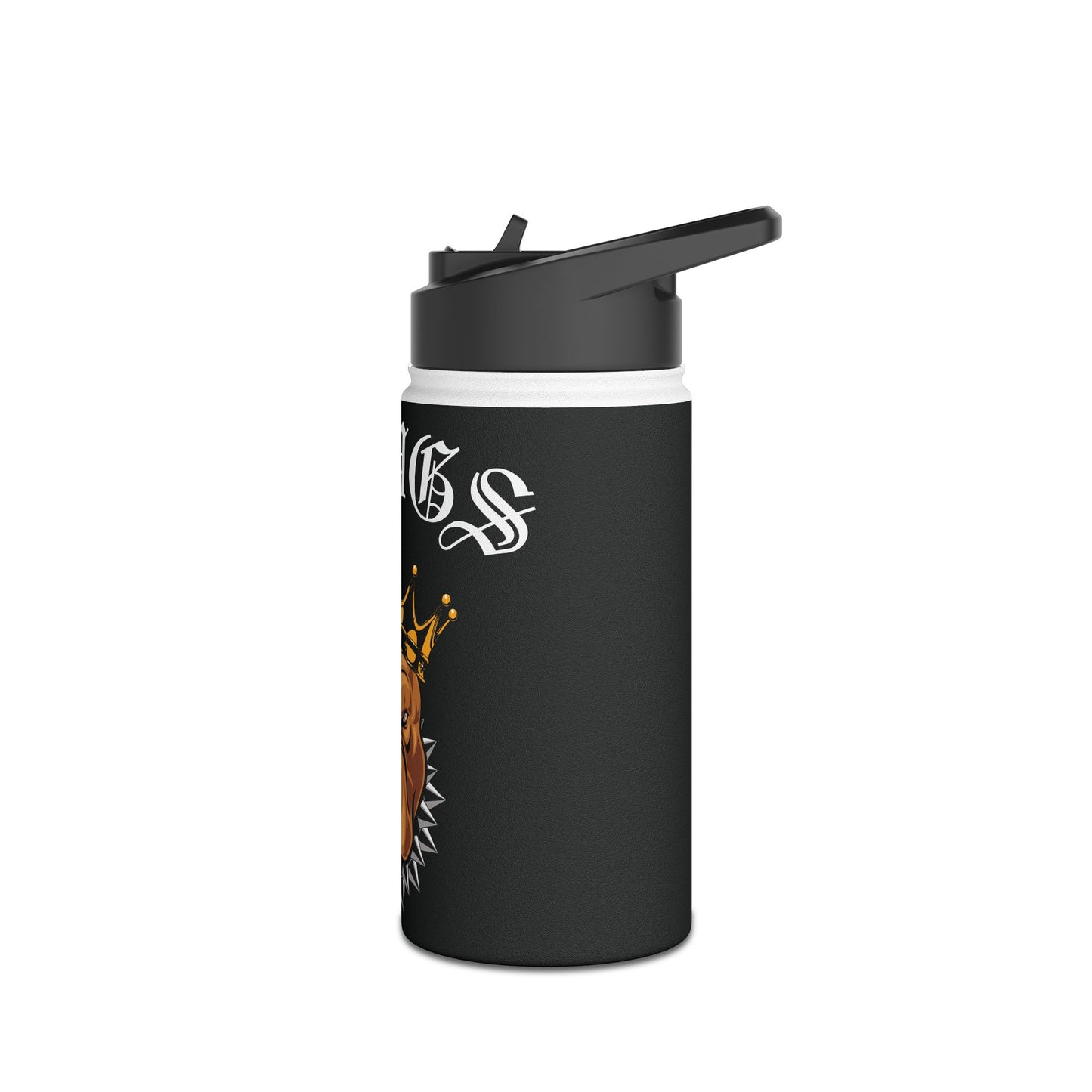 Dawgs Stainless Steel Water Bottle (Black)