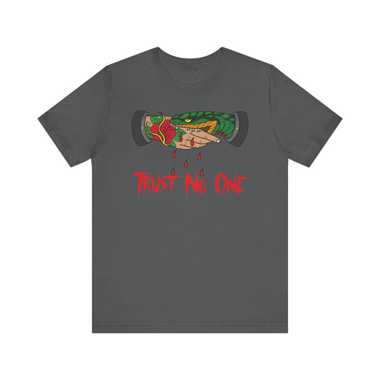 Trust No One Tattoo T-shirt: Embrace Your Inner Rebel