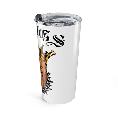 Dawgs 20oz Tumbler — Insulated Dawgs Travel Mug (White)
