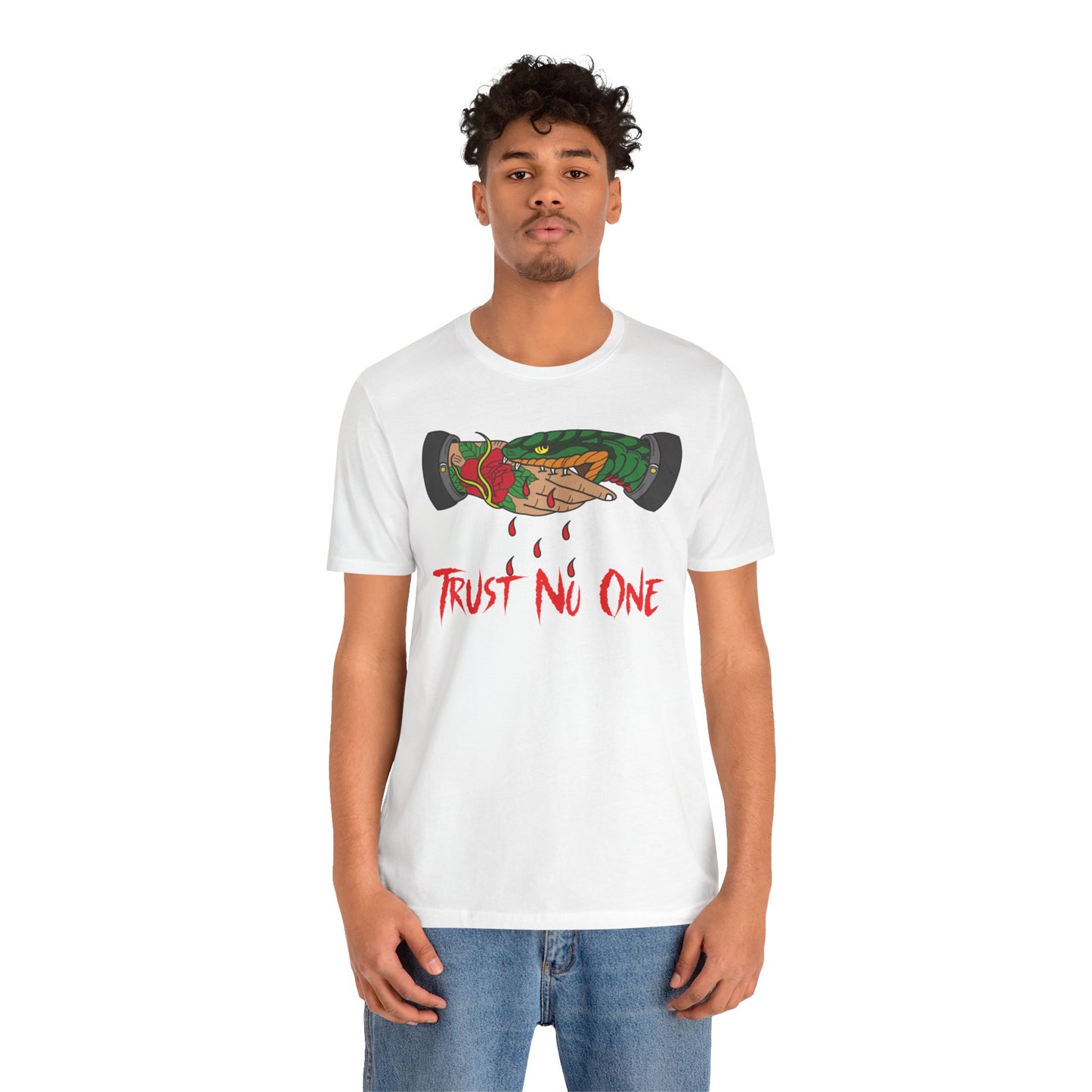 Trust No One Tattoo T-shirt: Embrace Your Inner Rebel