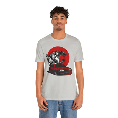 Awaken the Monster: Red Skyline R32 and Godzilla Shirt!