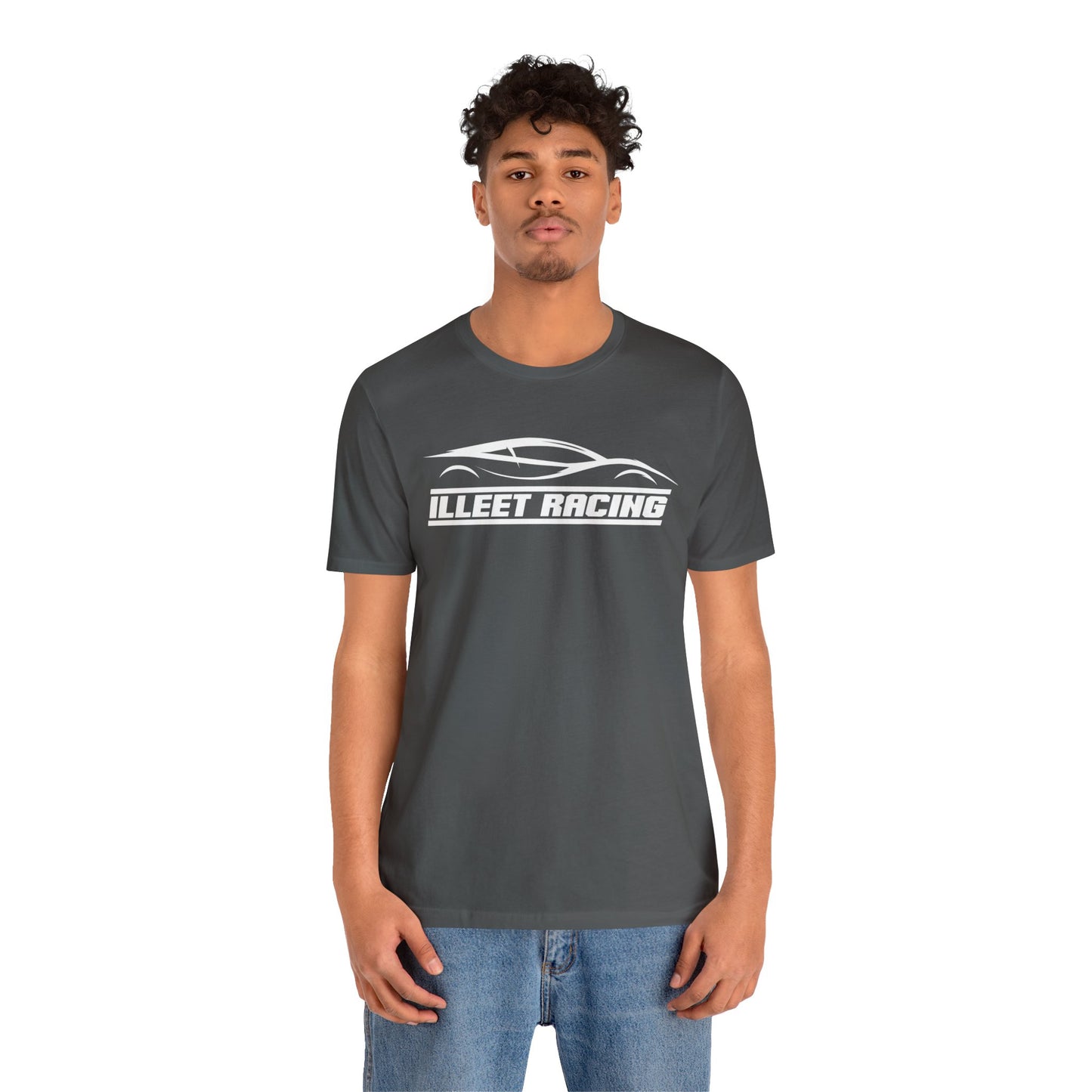 Elevate Your Speedster Style with the Illeet Racing Silhouette T-shirt!