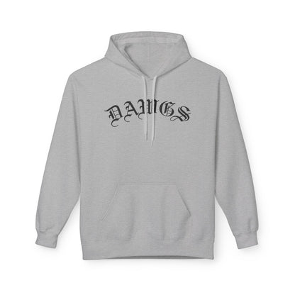 Dawgs Pullover Hoodie — 'DAWGS' Chest Script & Crowned Dawg Back Graphic