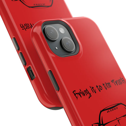 Bring it to the Track MagSafe Tough Cases (Red)