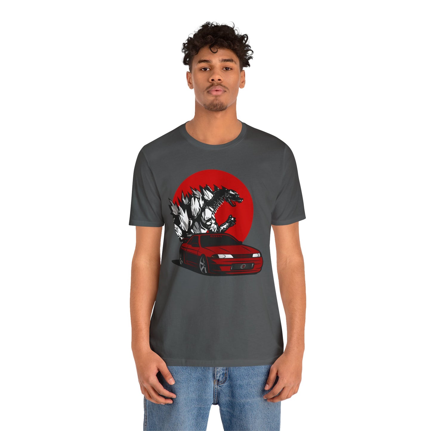 Awaken the Monster: Red Skyline R32 and Godzilla Shirt!