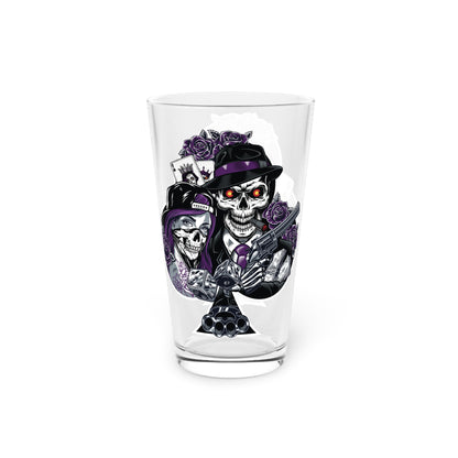 Chicano Pint Glass, 16oz