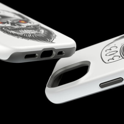 303 Skull MagSafe Tough Cases (White)