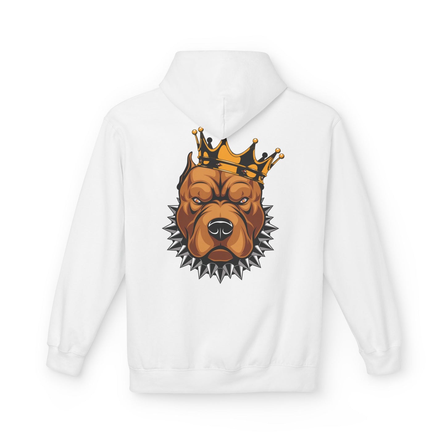 Dawgs Pullover Hoodie — 'DAWGS' Chest Script & Crowned Dawg Back Graphic