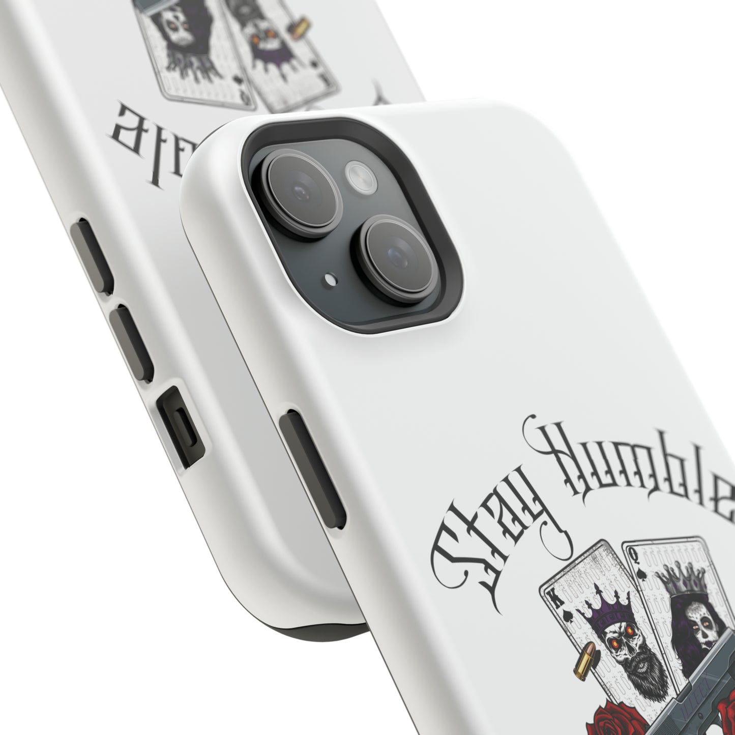 Hustle Hard MagSafe Tough Cases (White)