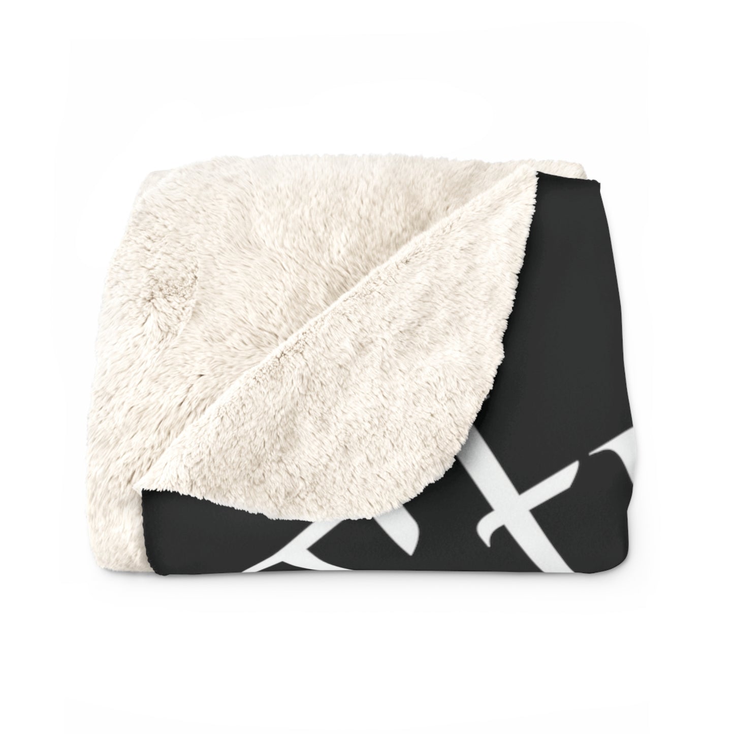 Hustle Hard Sherpa Fleece Blanket