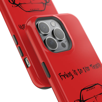 Bring it to the Track MagSafe Tough Cases (Red)