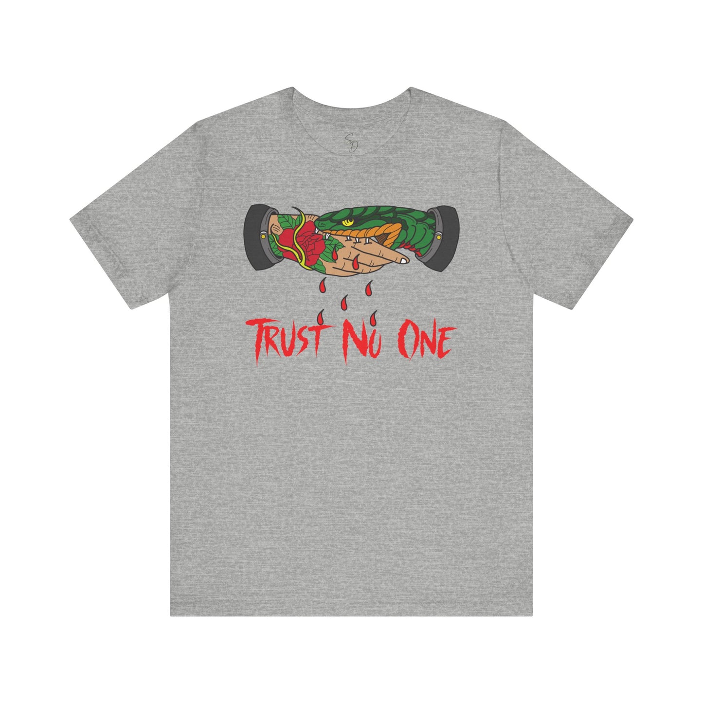 Trust No One Tattoo T-shirt: Embrace Your Inner Rebel