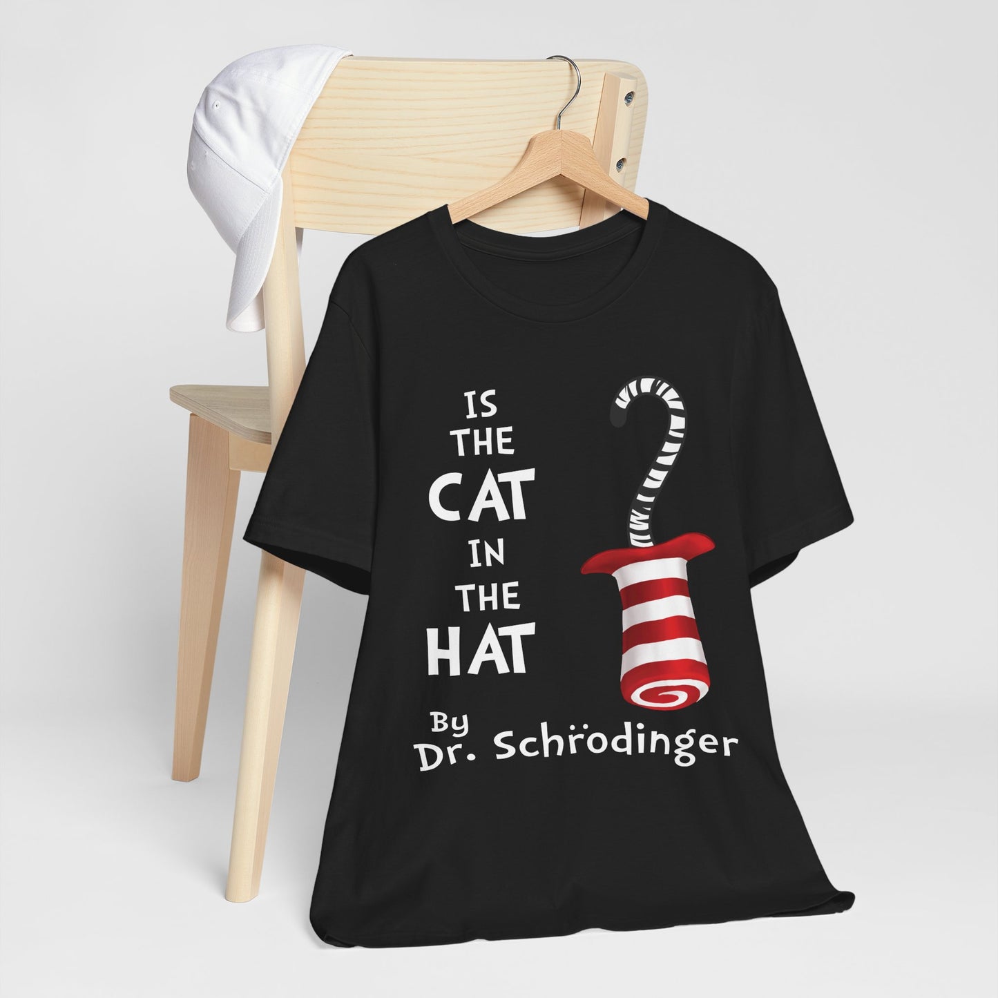 Funny Schrodinger Cat Unisex Tee