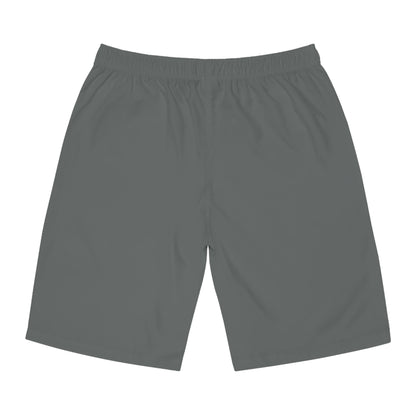 303 Skull Men's Board Shorts (Gray)