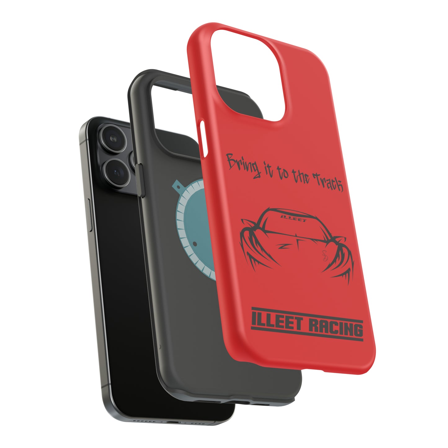 Bring it to the Track MagSafe Tough Cases (Red)