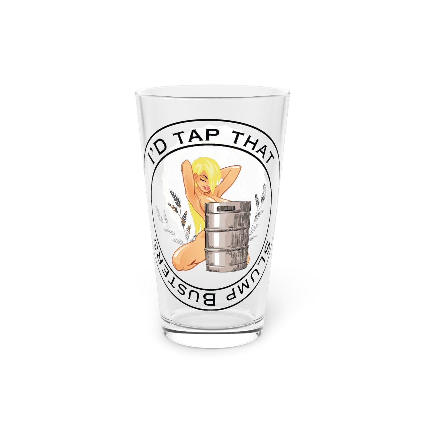 Id Tap That Pint Glass, 16oz