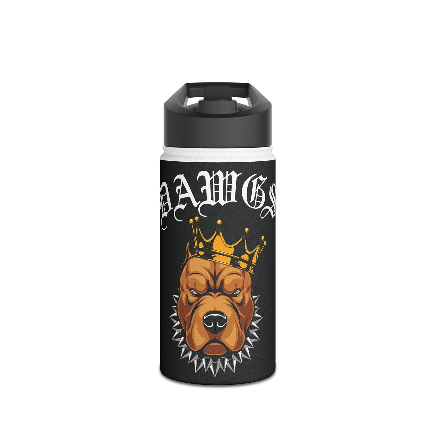 Dawgs Stainless Steel Water Bottle (Black)