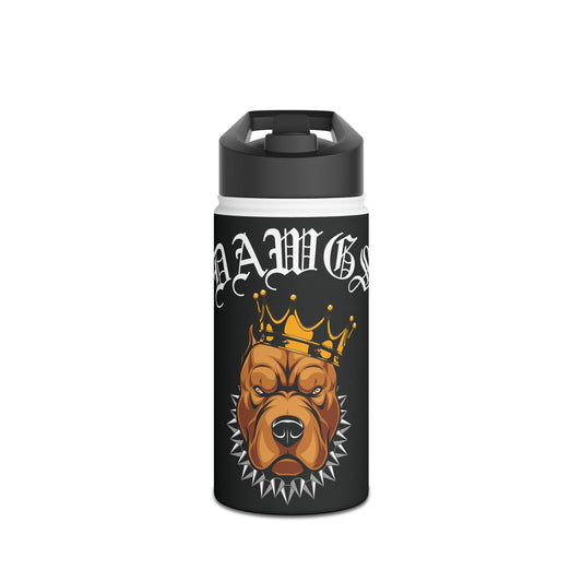 Dawgs Stainless Steel Water Bottle (Black)