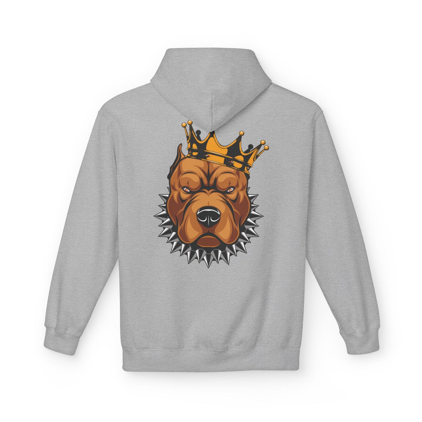 Dawgs Pullover Hoodie — 'DAWGS' Chest Script & Crowned Dawg Back Graphic