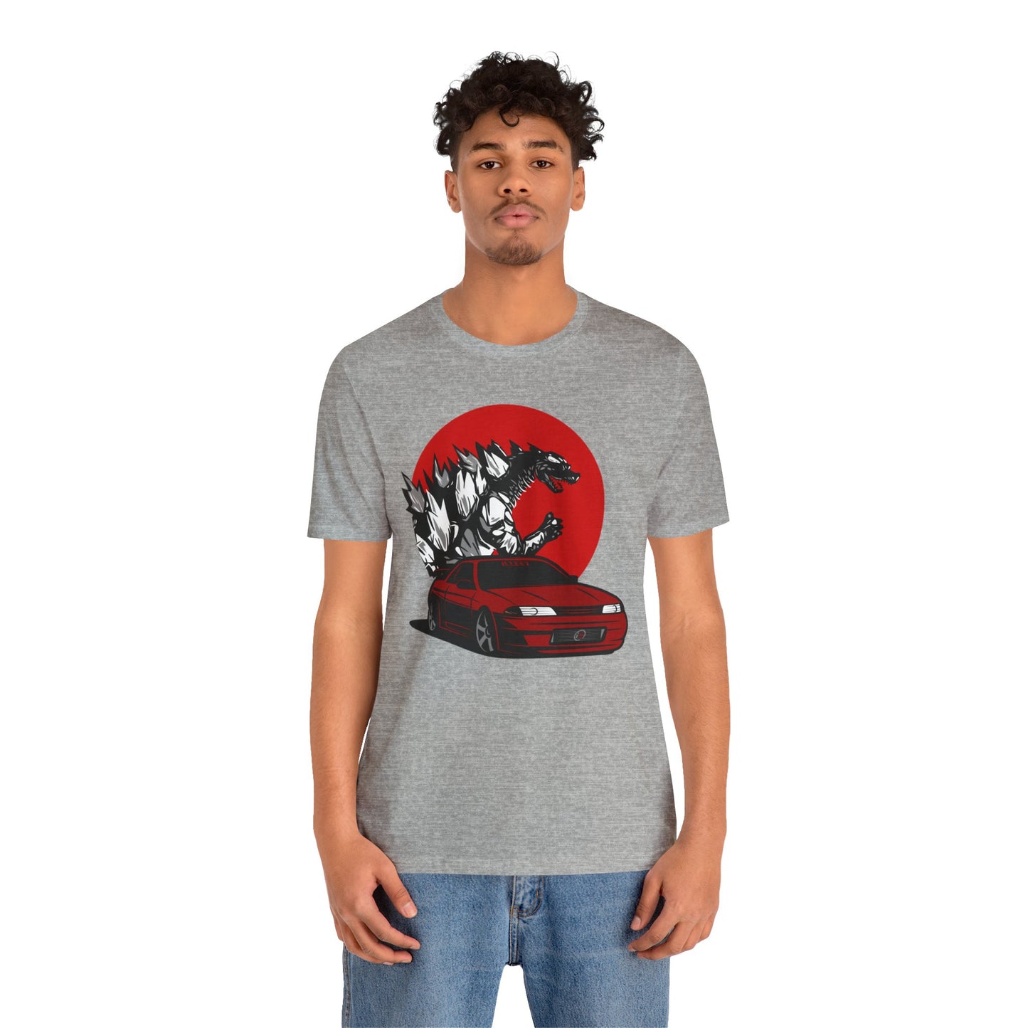 Awaken the Monster: Red Skyline R32 and Godzilla Shirt!