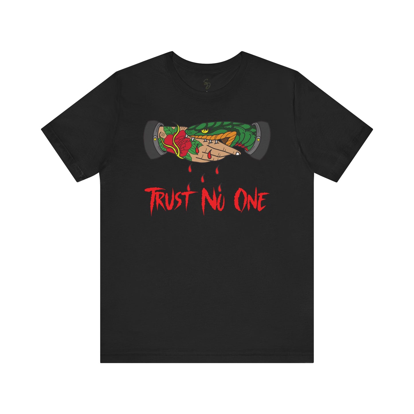 Trust No One Tattoo T-shirt: Embrace Your Inner Rebel