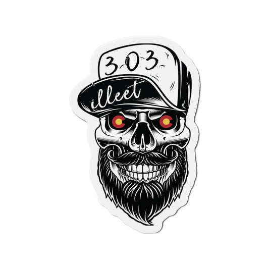 303 Skull Die-Cut Magnets