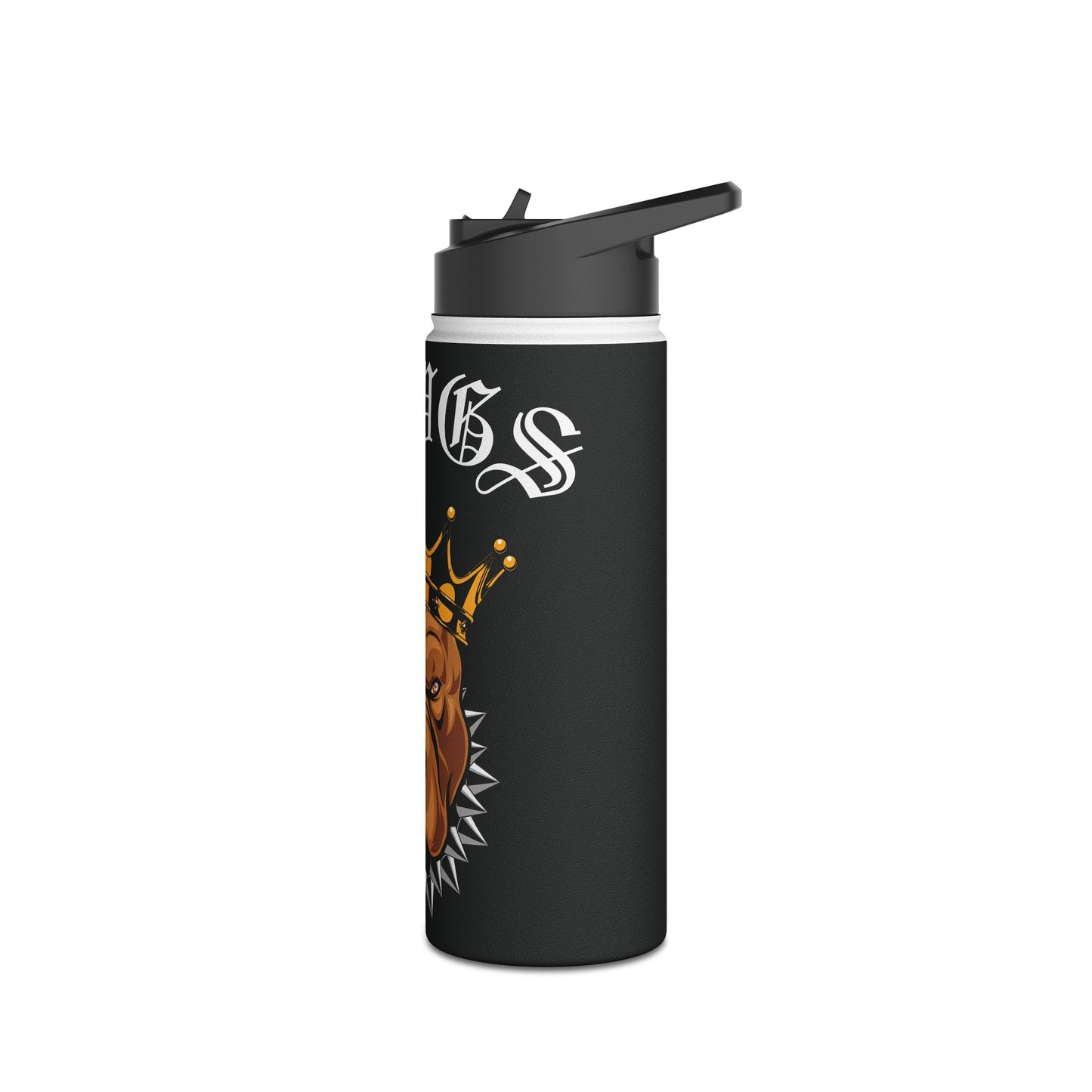 Dawgs Stainless Steel Water Bottle (Black)